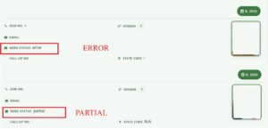 what does nerd partial compliance mean on nysc portal
