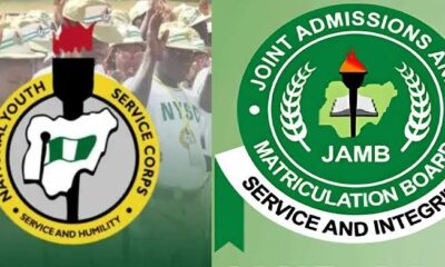 Jamb Matriculation list for nysc