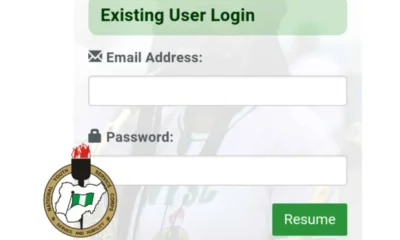 how to login nysc portal login dashboard 2026
