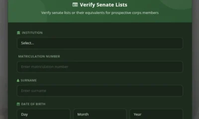 How to check for nysc senate list portal 2026